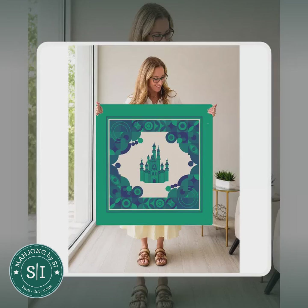 Mahjong by SI™ Castle in the Tiles Mahjong Mat — lifestyle video (clear logo)