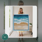 Mahjong by SI™ Coastal Blueprint Mahjong Mat — lifestyle video