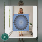 Mahjong by SI™ Eternal Mandala | Blue Mahjong Mat — lifestyle video (clear logo)