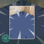 Mahjong by SI™ Star Power Blue Mahjong Mat — lifestyle video (clear logo)