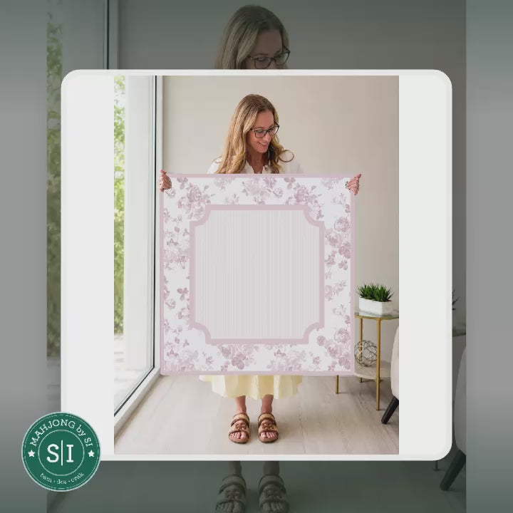 Mahjong by SI™ Princhie’s Haven | Pink Mahjong Mat