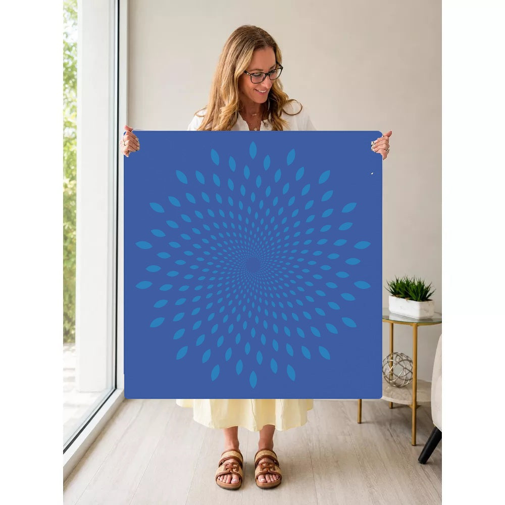 Mahjong by SI™ Prism Portal | Blue Mahjong Mat — Held Mat Portrait [held-mat-portrait-square]