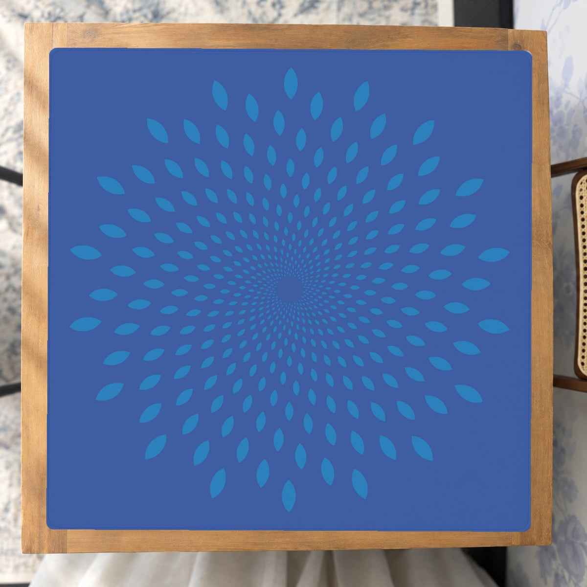 Mahjong by SI™ Prism Portal | Blue Mahjong Mat — Studio Overhead [studio-overhead-square]