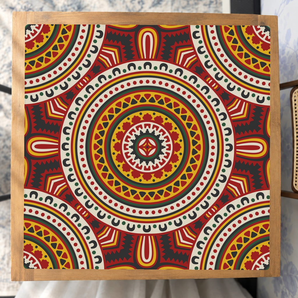 Mahjong by SI™ Radiant Roots Mahjong Mat — Studio Overhead [studio-overhead-square]