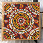 Mahjong by SI™ Radiant Roots Mahjong Mat — Studio Overhead [studio-overhead-square]