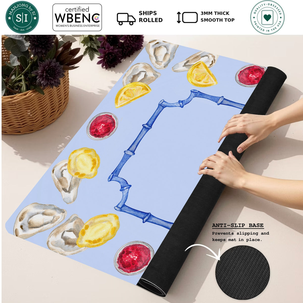 Raw Bar — Rolled Mat Feature Image [rolled-feature-square]