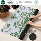 Mahjong by SI™ Ribbon Around | Green Mahjong Mat — Rolled Mat Feature Image [rolled-feature-square]