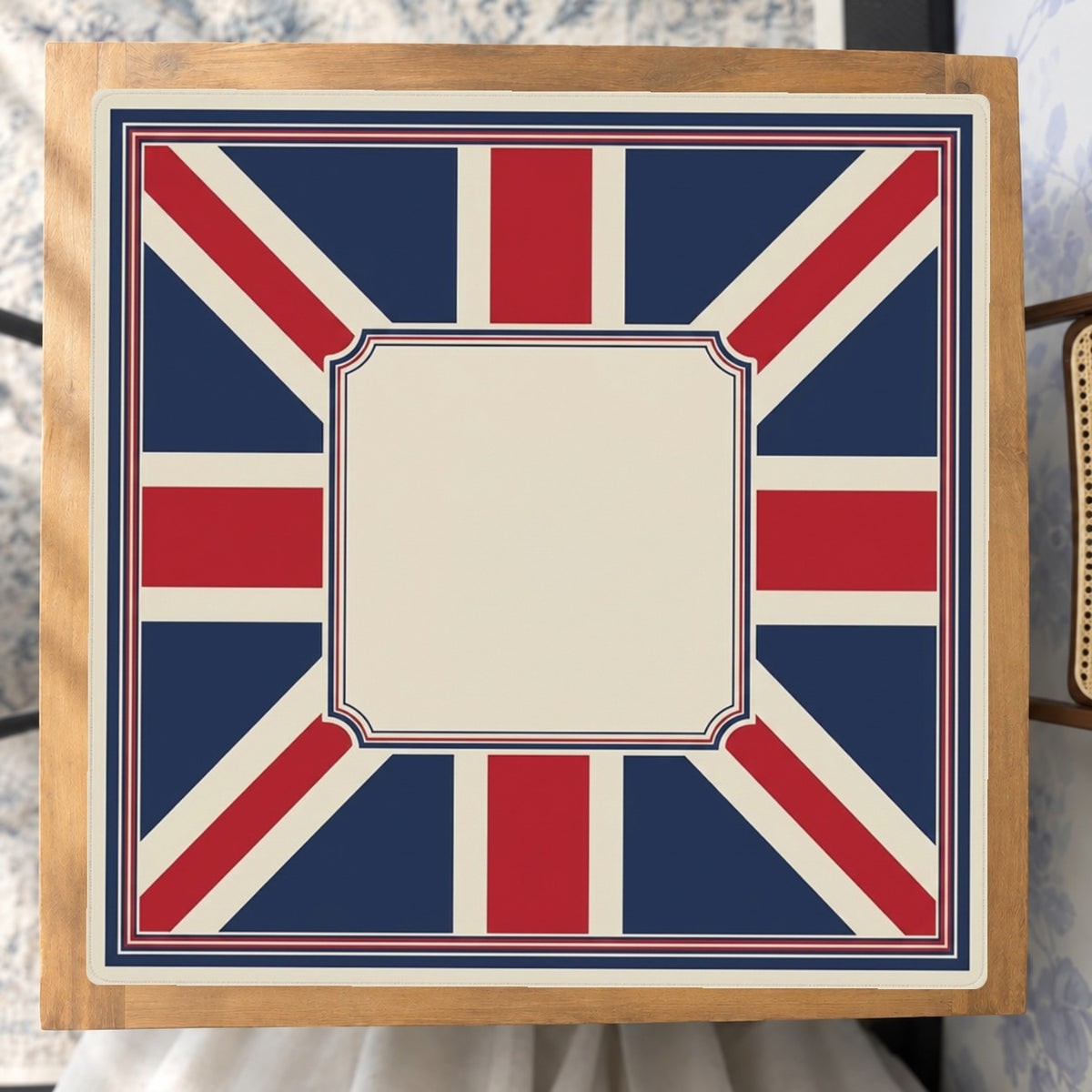 Mahjong by SI™ Rule Britannia Mahjong Mat — Studio Overhead [studio-overhead-square]