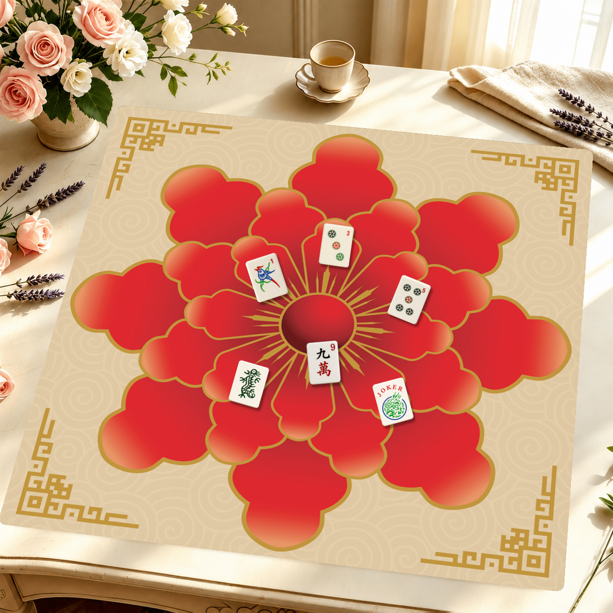 Mahjong by SI™ Bloom Bloom Pow Mahjong Mat