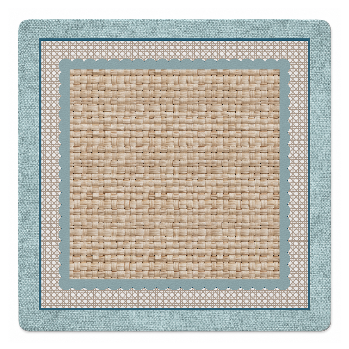 Sea Glass |  33"x 33" SI Signature™ faux leather
