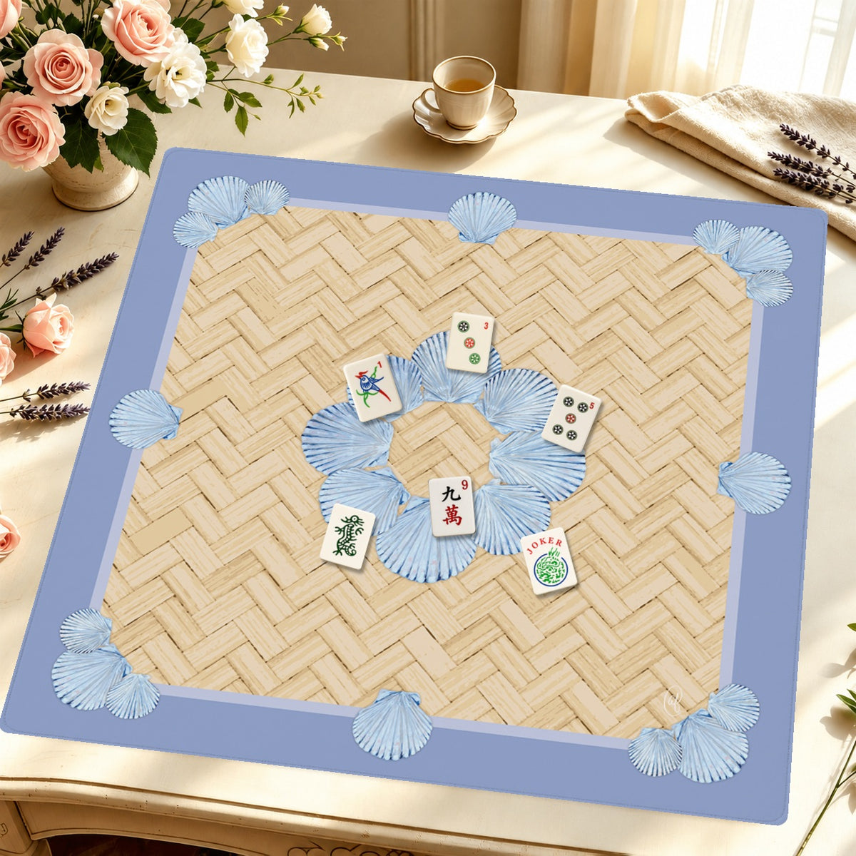Seaside Social — Styled Tile Table [styled-tile-table-square]