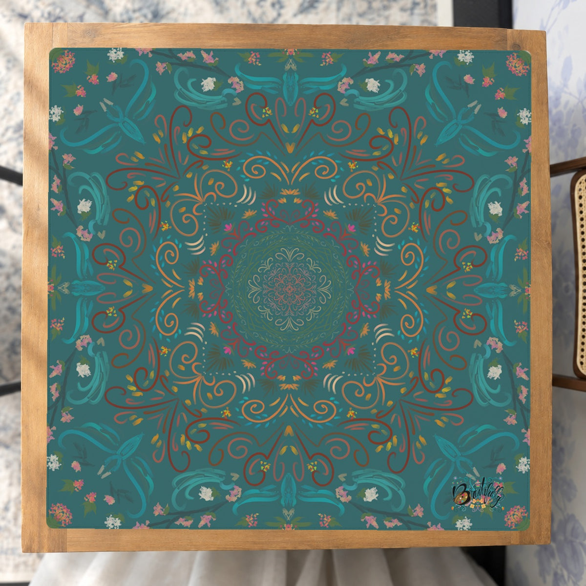 Secret Garden Scrollwork — Studio Overhead [studio-overhead-square]