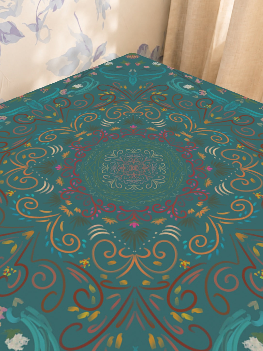 Secret Garden Scrollwork — Sunlit Close-up [sunlit-closeup-square]