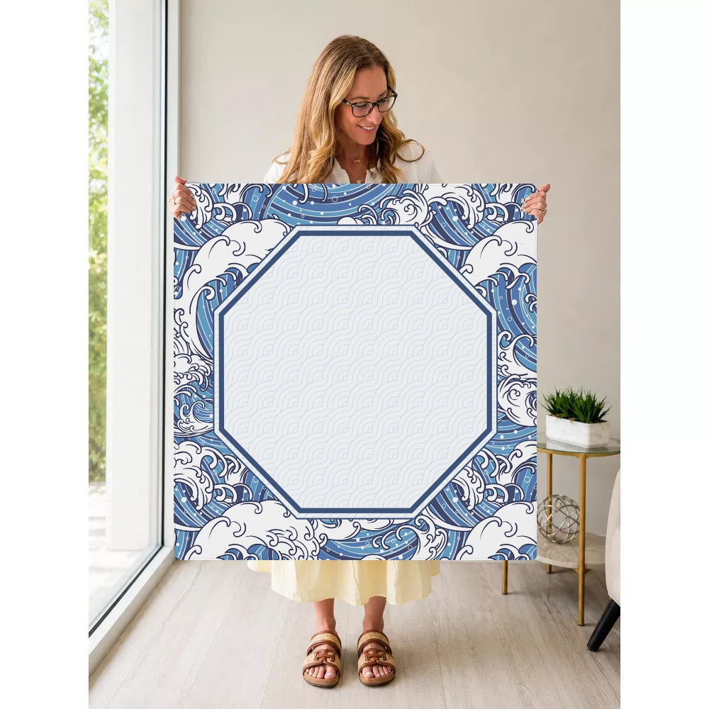 Mahjong by SI™ Seigai Reverie Mahjong Mat — Held Mat Portrait [held-mat-portrait-square]