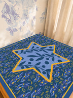 Shalom Garden Mahjong Mat — Sunlit Detail [studio-detail-square]