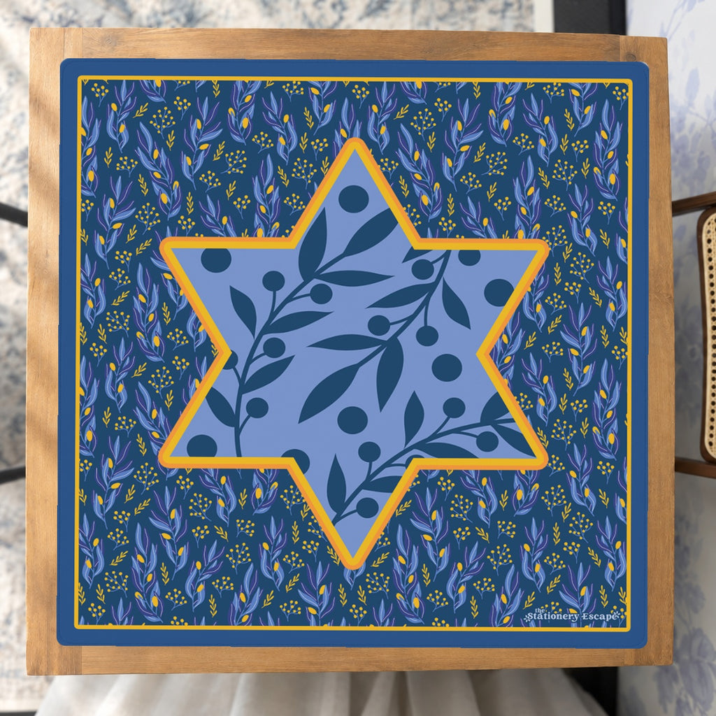 Shalom Garden Mahjong Mat — Studio Overhead [studio-overhead-square]