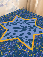 Shalom Garden Mahjong Mat — Sunlit Close-up [sunlit-closeup-square]