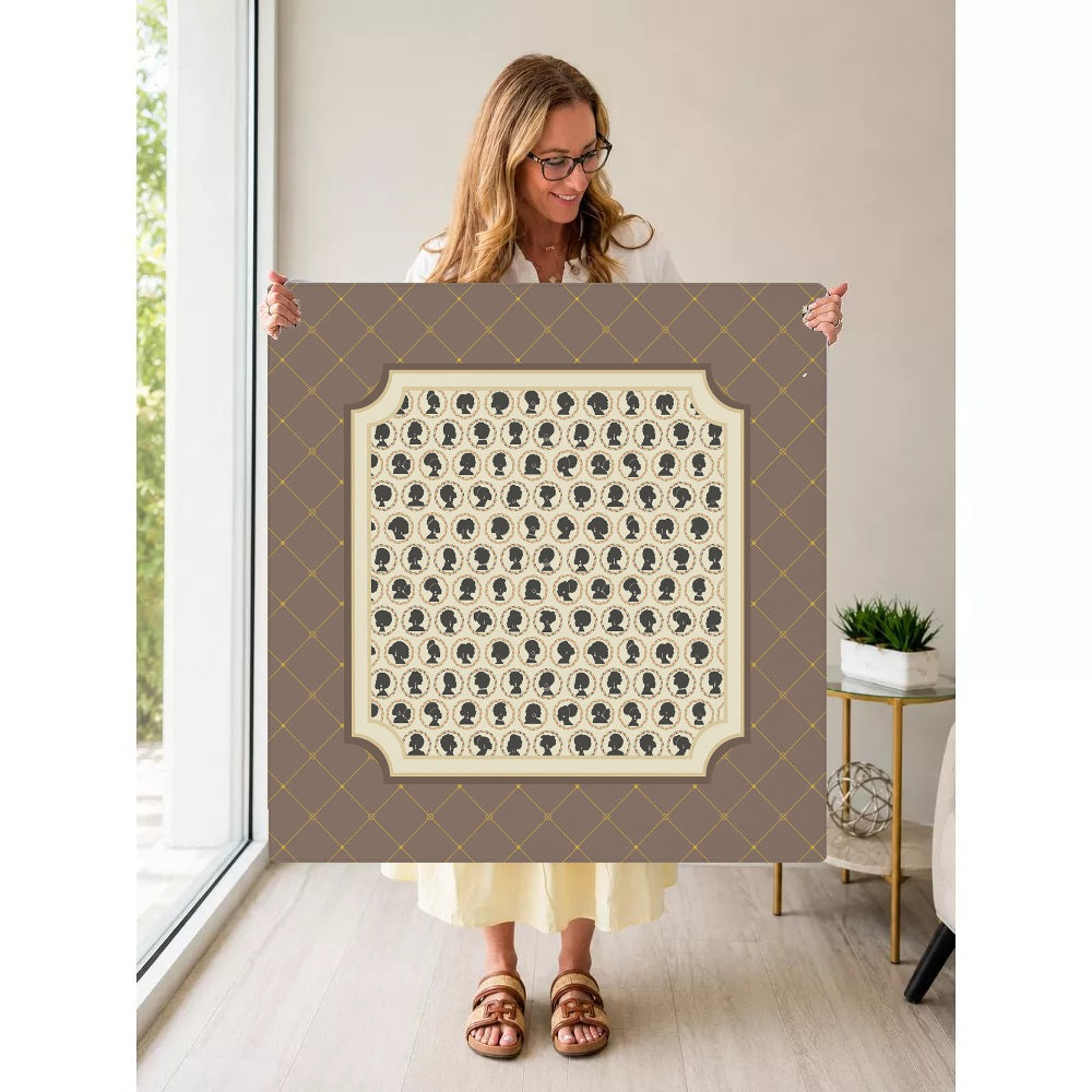 Mahjong by SI™ Brown Sugar Mahjong Mat — Held Mat Portrait [held-mat-portrait-square]