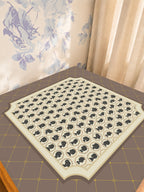 Mahjong by SI™ Brown Sugar Mahjong Mat — Sunlit Detail [studio-detail-square]