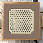 Mahjong by SI™ Brown Sugar Mahjong Mat — Studio Overhead [studio-overhead-square]