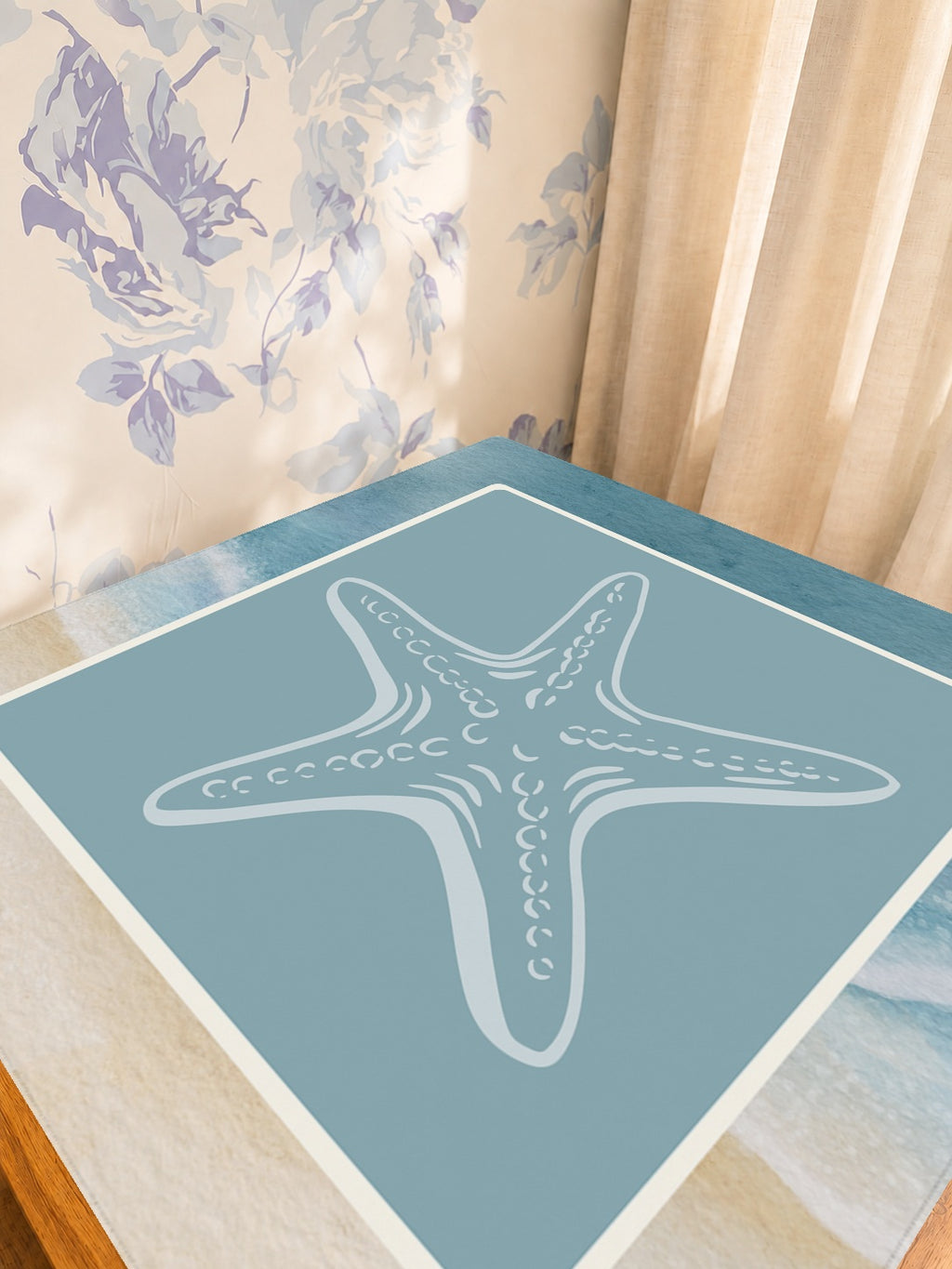 Mahjong by SI™ Starfish Wishes Mahjong Mat — Sunlit Detail [studio-detail-square]