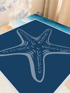 Mahjong by SI™ Starry Night at Sea Mahjong Mat — Sunlit Close-up [sunlit-closeup-square]