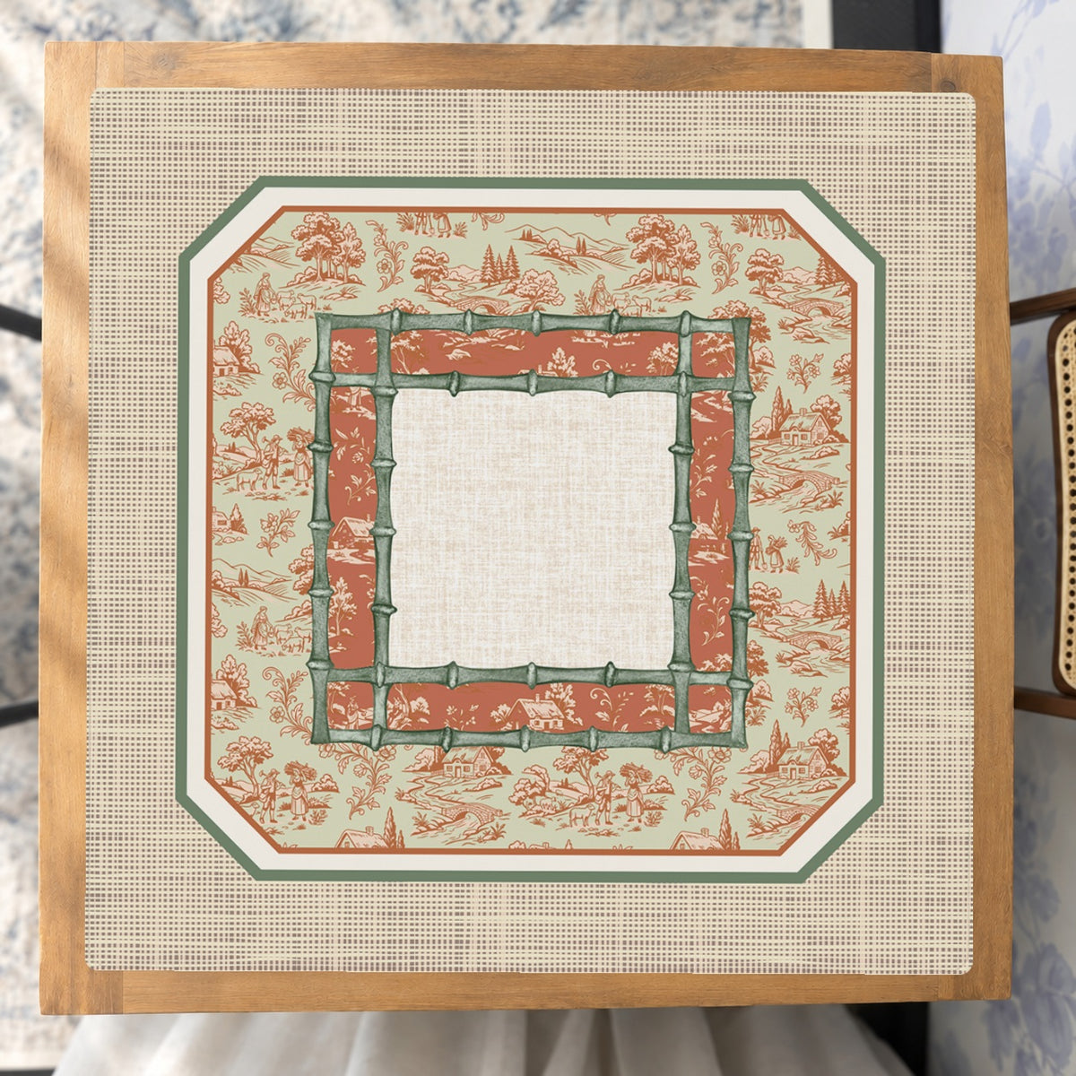 Mahjong by SI™ Sunday at the Manor Mahjong Mat — Studio Overhead [studio-overhead-square]