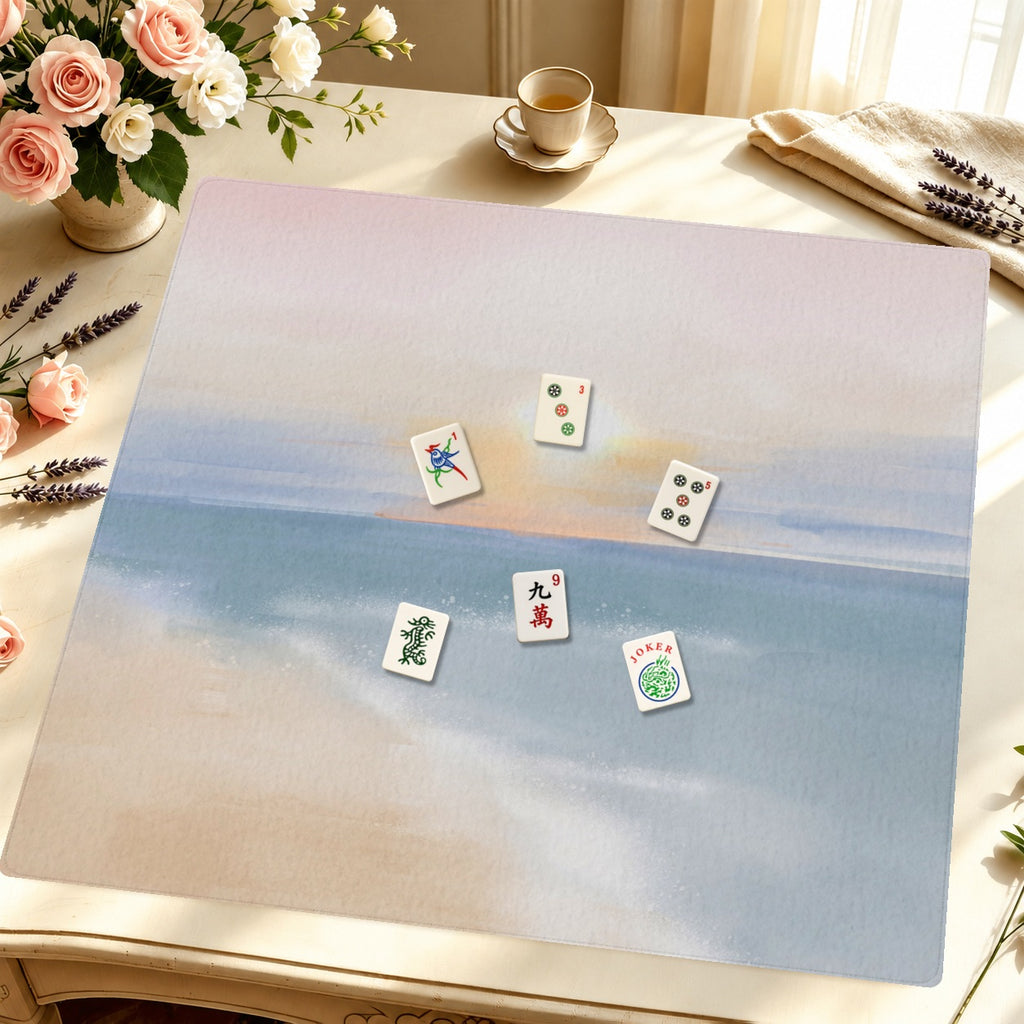 Mahjong by SI™ Sunrise Service Mahjong Mat — Styled Tile Table [styled-tile-table-square]