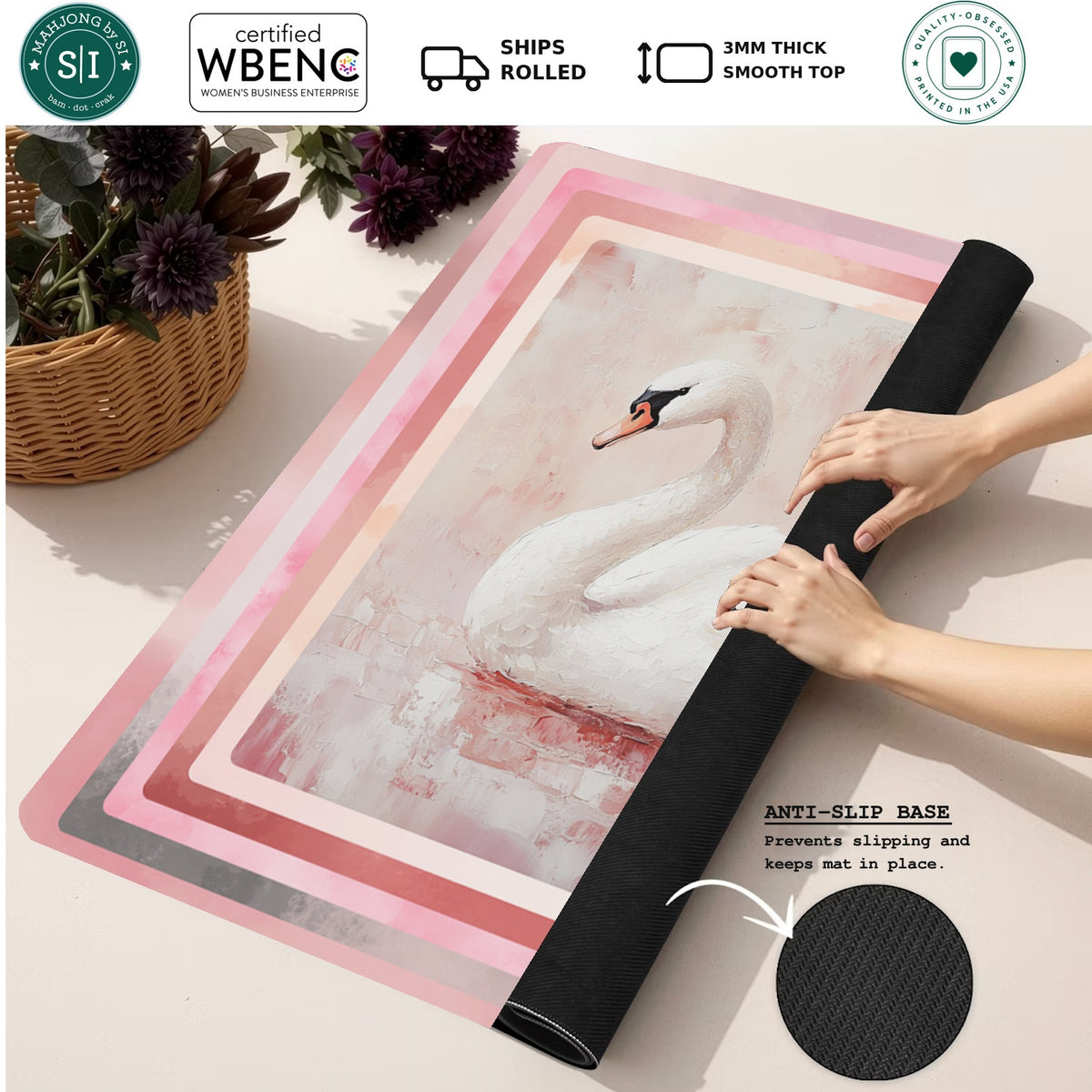 Swan Song — Rolled Mat Feature Image [rolled-feature-square]