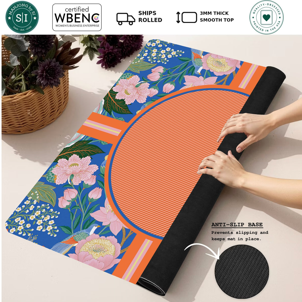 Tangerine Tango — Rolled Mat Feature Image [rolled-feature-square]