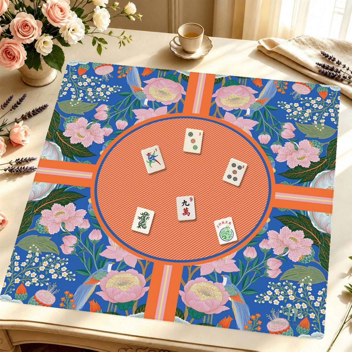 Tangerine Tango — Styled Tile Table [styled-tile-table-square]