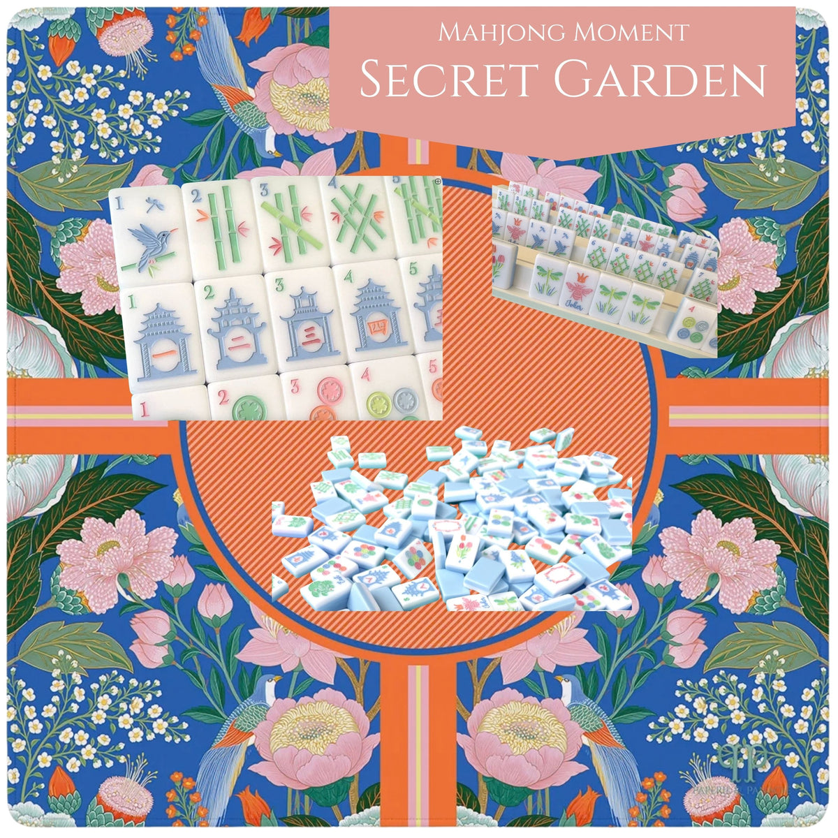 Tangerine Tango Mahjong Mat styling and tile pairing 2