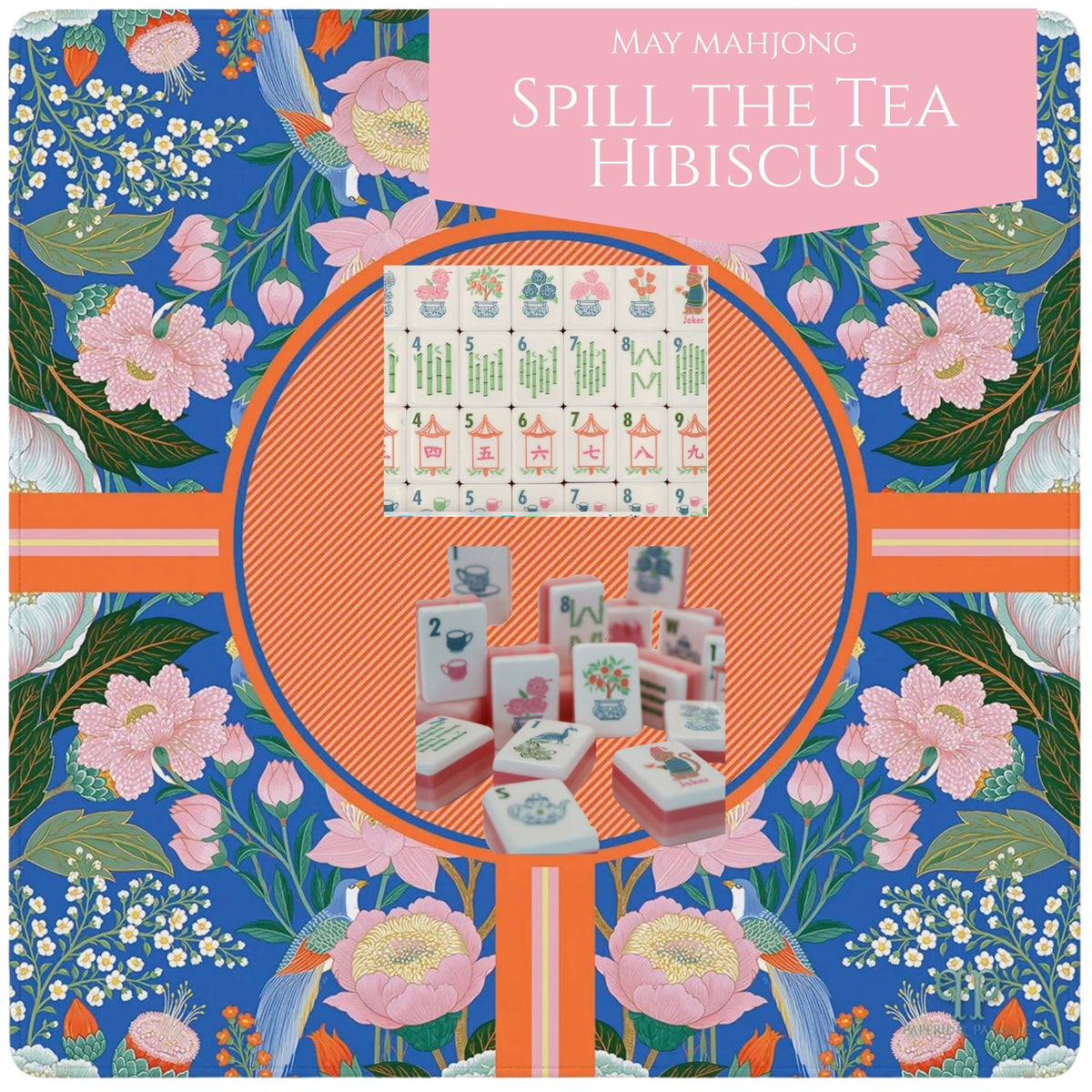Tangerine Tango Mahjong Mat styling and tile pairing 4