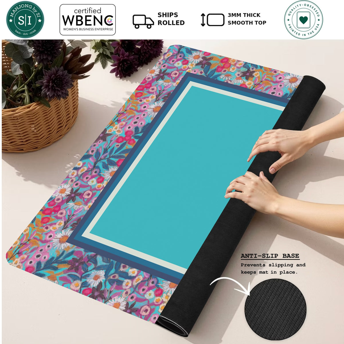 Tea Party at Jade’s — Rolled Mat Feature Image [rolled-feature-square]