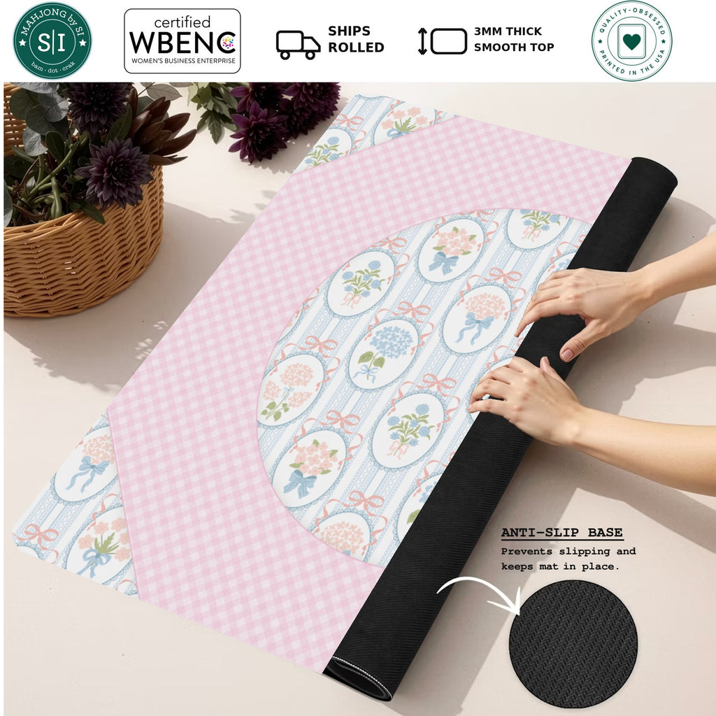 Mahjong by SI™ Teatime Is Me Time Mahjong Mat — Rolled Mat Feature Image [rolled-feature-square]