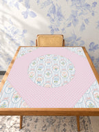 Mahjong by SI™ Teatime Is Me Time Mahjong Mat — Studio Table Angle [studio-angle-square]