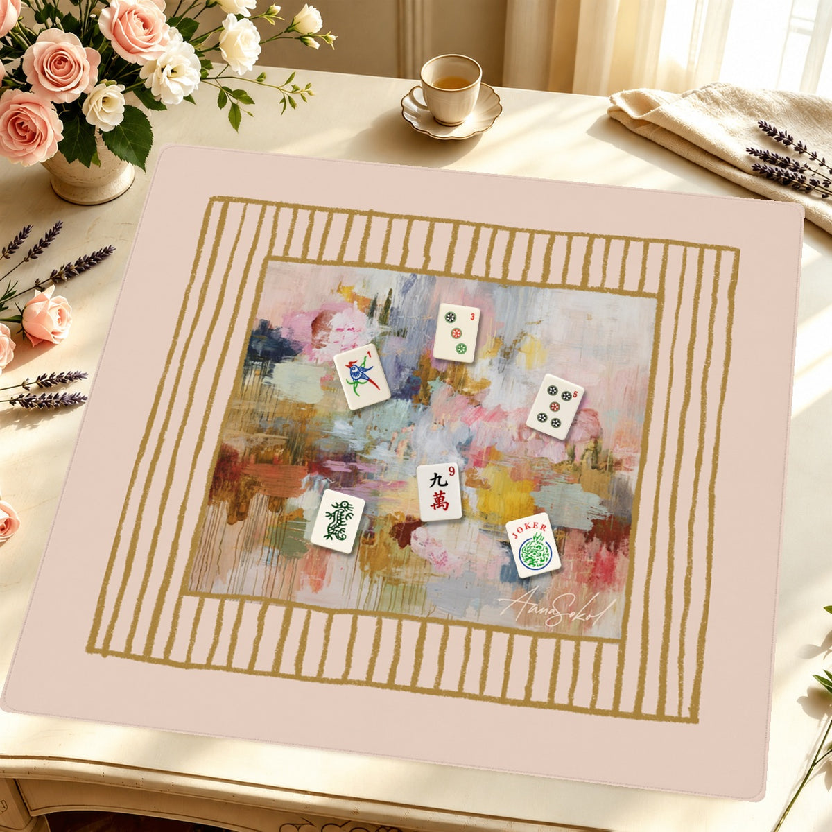 The Art of the Hand — Styled Tile Table [styled-tile-table-square]