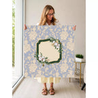 Mahjong by SI™ The Conservatory Mahjong Mat — Held Mat Portrait [held-mat-portrait-square]