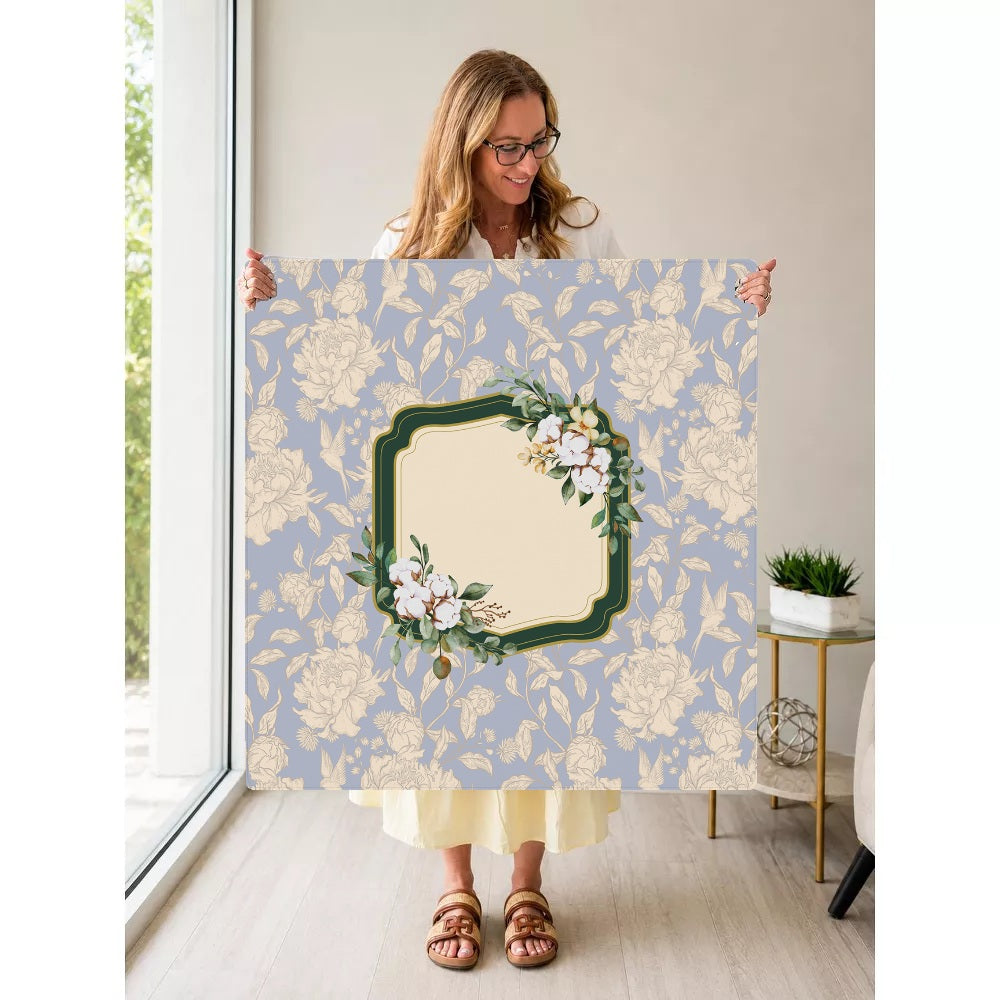Mahjong by SI™ The Conservatory Mahjong Mat — Held Mat Portrait [held-mat-portrait-square]