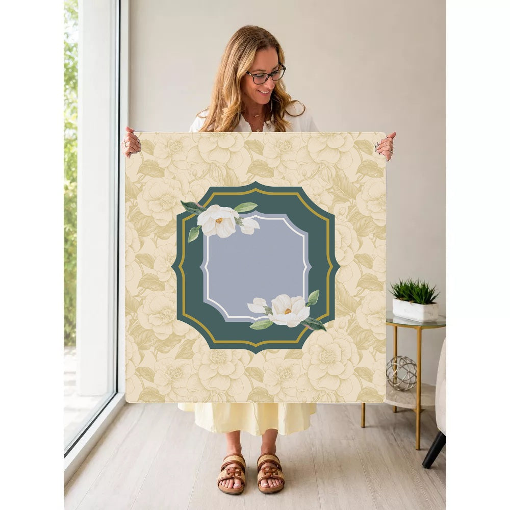 Mahjong by SI™ The Courtyard Mahjong Mat — Held Mat Portrait [held-mat-portrait-square]