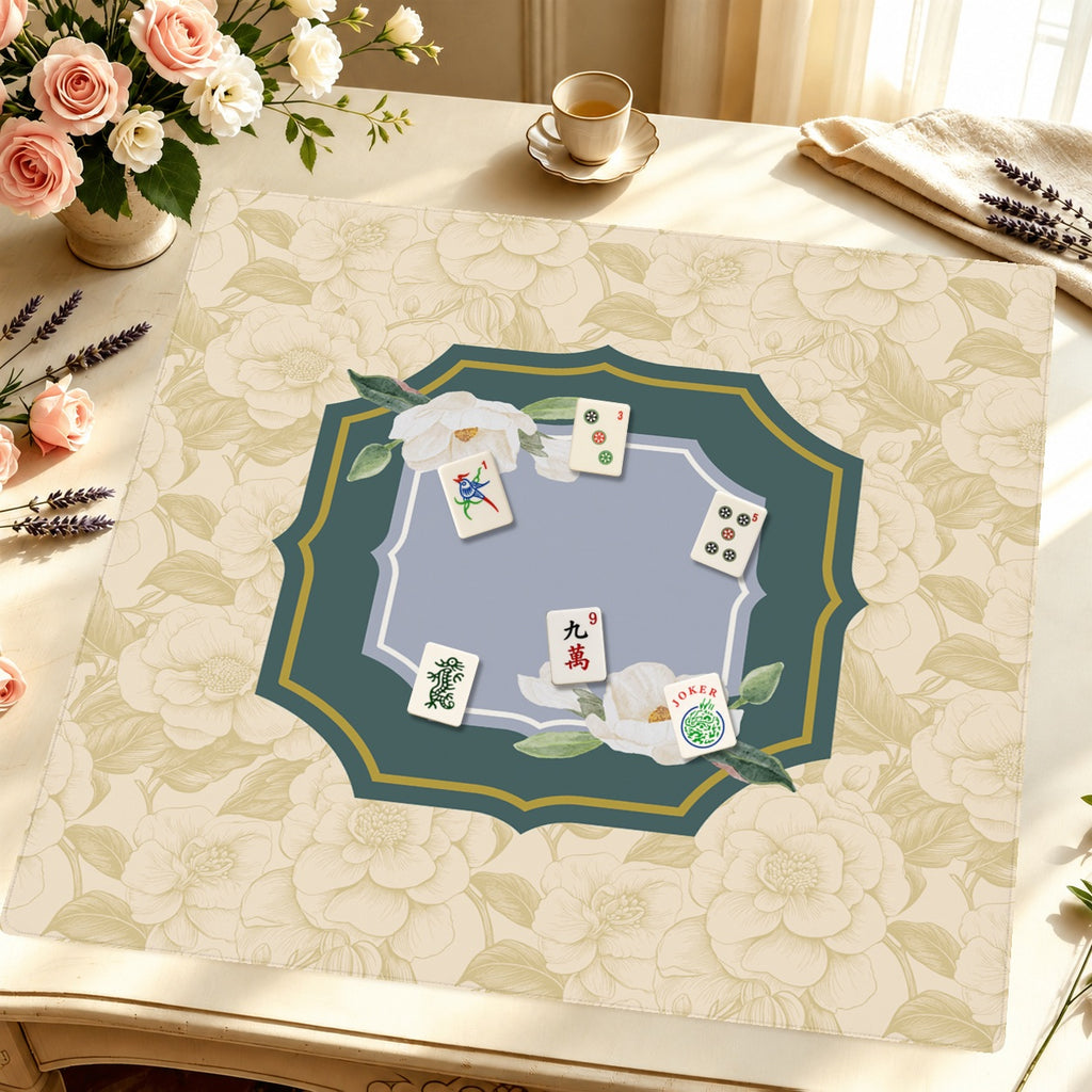 Mahjong by SI™ The Courtyard Mahjong Mat — Styled Tile Table [styled-tile-table-square]