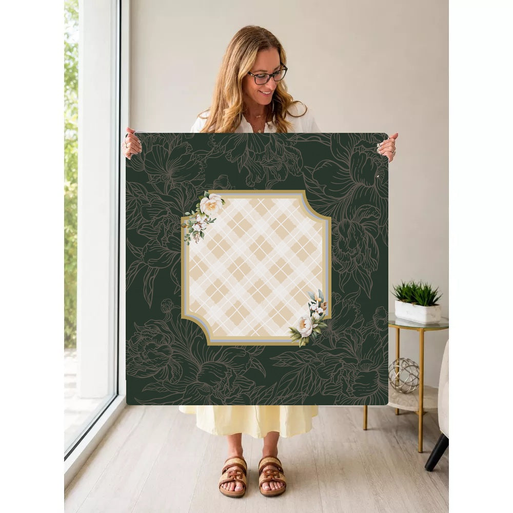Mahjong by SI™ The Drawing Room Mahjong Mat — Held Mat Portrait [held-mat-portrait-square]