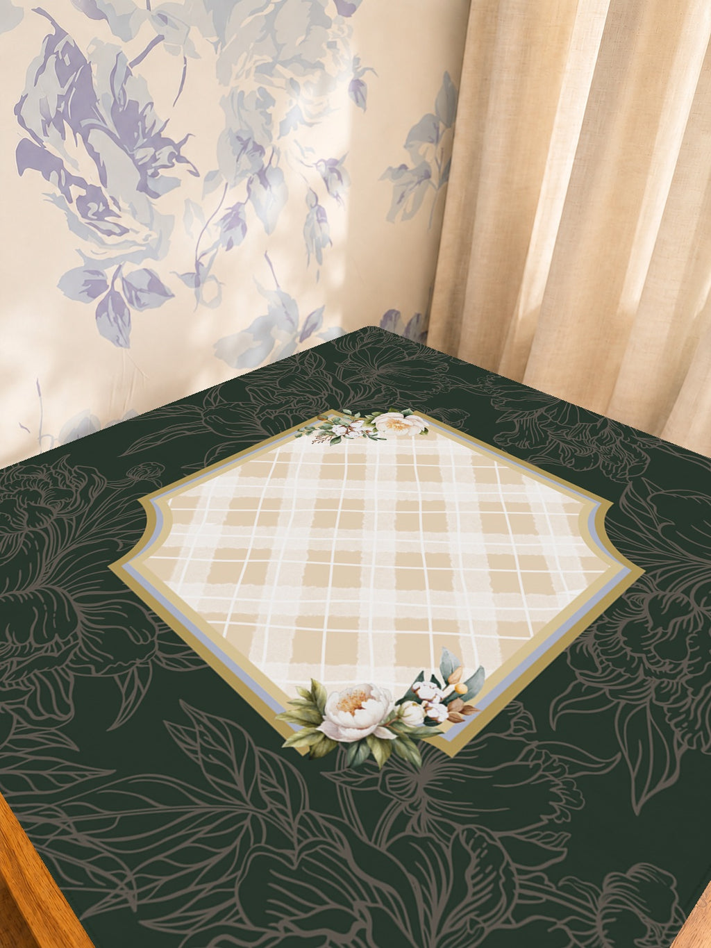 Mahjong by SI™ The Drawing Room Mahjong Mat — Sunlit Detail [studio-detail-square]