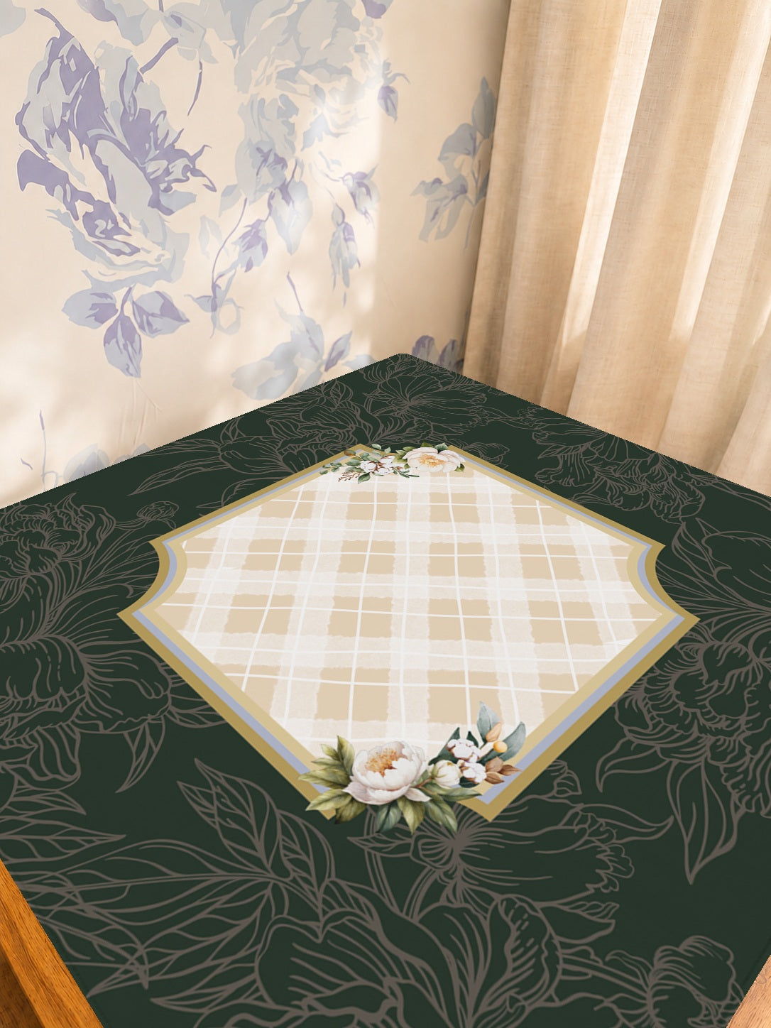Mahjong by SI™ The Drawing Room Mahjong Mat — Sunlit Detail [studio-detail-square]