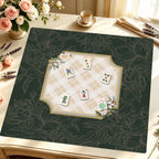 Mahjong by SI™ The Drawing Room Mahjong Mat — Styled Tile Table [styled-tile-table-square]