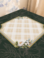Mahjong by SI™ The Drawing Room Mahjong Mat — Sunlit Close-up [sunlit-closeup-square]