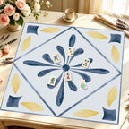 Mahjong by SI™ Tile Me More | Blue Mahjong Mat — Styled Tile Table [styled-tile-table-square]