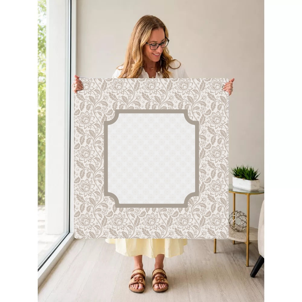 Mahjong by SI™ Timeless Taupe Mahjong Mat — Held Mat Portrait [held-mat-portrait-square]