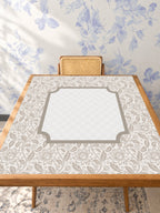Mahjong by SI™ Timeless Taupe Mahjong Mat — Studio Table Angle [studio-angle-square]