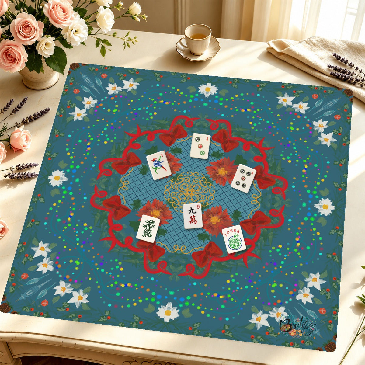 Twinkle & Tinsel — Styled Tile Table [styled-tile-table-square]
